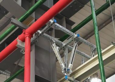 广饶该抗震支架的整体式支吊架结构协调性好